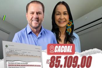 Deputado Cirone Deiró destina R$ 85 mil ao CERNIC para equipar novas salas em Cacoal