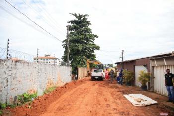Bairro Industrial recebe obras de drenagem profunda da prefeitura de Porto Velho