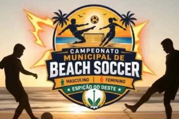 Inscrições para Campeonato Municipal de Beach Soccer seguem até 14 de setembro