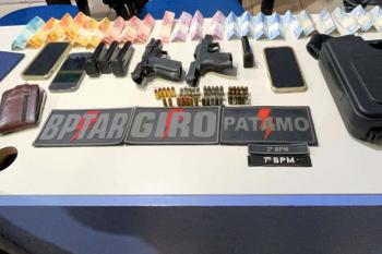 Cinco homens são presos suspeitos de negociar arma com faccionados