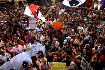 Basta ao Feminicídio é o grito do Levante de Mulheres em São Paulo