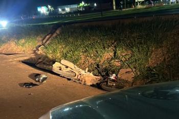 Motociclista morre em grave acidente na proximidades do Italac
