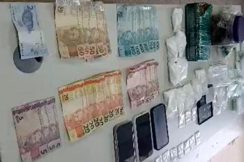 PM prende homem por tráfico e apreende drogas, dinheiro e celulares