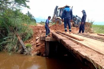Ji-Paraná investe na manutenção de pontes para evitar isolamento na zona rural