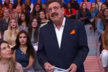 Ratinho diz que fica preocupado ao ver homens se beijando: 
