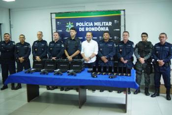 Recursos assegurados por Cirone garantem mais armas para a Polícia Militar