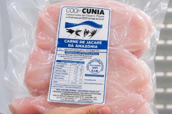 Carne de jacaré do Cuniã ganha destaque na abertura da Agrotec