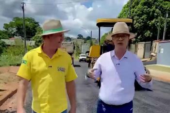 Colorado do Oeste avança com 15 km de recuperação asfáltica com apoio do deputado Luizinho Goebel