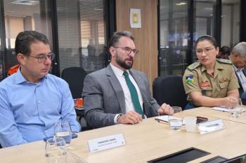 MPRO discute prevenção a incêndios e possíveis impactos do super El Niño em Rondônia durante reunião no TCE