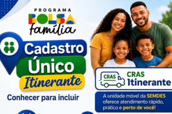 Cadastro Único Itinerante chega ao Bairro Mutirão com serviços essenciais