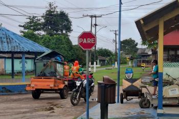 Comunidade aprova serviço de coleta de lixo em distritos ribeirinhos; ARDPV é responsável pelo monitoramento dos trabalhos