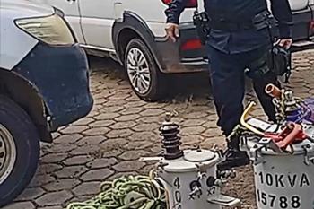 PM recupera transformadores furtados após perseguição em Cacaulândia