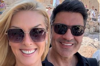 Ana Hickmann e Edu Guedes curtem a Grécia em clima de romance: 