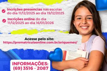 Secretaria Municipal de Educação abre chamada escolar para o ano letivo 2026