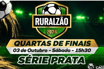 RURALZÃO: 8 equipes entram em campo a partir das 15h30 em busca de quatro vagas