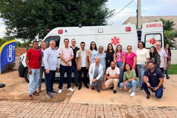 Deputado Cássio Gois garante ambulância UTI inédita para Nova Estrela e amplia investimentos na saúde do interior