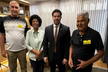 Sílvia Cristina se reúne com deputado relator da PEC 47 da transposição na CCJ da Câmara