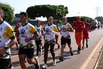 Após 14 anos, Corrida do Fogo Simbólico volta a percorrer o trajeto entre o Distrito do Iata e Guajará-Mirim