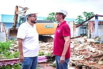 Antigo Cica começa a dar lugar a novo projeto na capital; Léo Moraes destacou a importância da revitalização da área