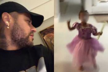 Neymar faz filha chorar ao chamar Bruna Biancardi de bruxa: “É só uma brincadeira”