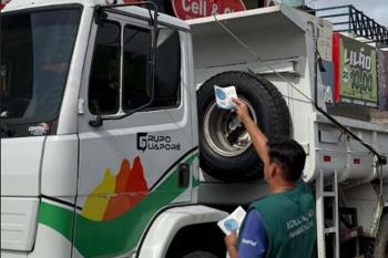 Pit Stop em Ji-Paraná alerta população para uso racional da água