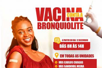 Prefeitura anuncia início da vacinação contra a bronquiolite (VSR) para gestantes a partir de 12 de dezembro