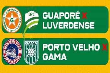 Gazin Porto Velho enfrenta o Gama, e Guaporé pega o Luverdense na 3ª fase da Série D
