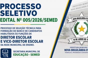 Prefeitura abre seleção para diretores e vice-diretores da rede municipal de ensino