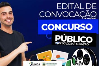 Fundação de Cultura e Juventude publica 2º edital de convocação do concurso público 