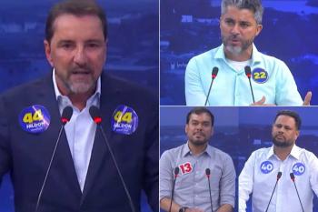 Hildon vira “fantasma”, Marcos Rogério administra vantagem e Netto e Samuel fazem do debate uma rinha