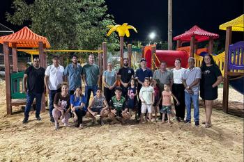 Emenda do deputado Pedro Fernandes garante implantação de playground para as crianças do bairro Jequitibá, em Rolim de Moura