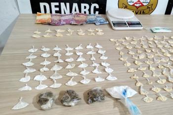 Denarc fecha boca de fumo e prende trio com drogas em Porto Velho