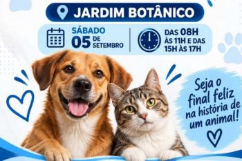 Prefeitura realiza Feira de Adoção de Animais no Jardim Botânico neste sábado (5)