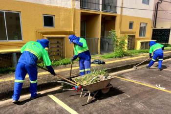 Semana termina com equipes de limpeza em diferentes pontos de Porto Velho