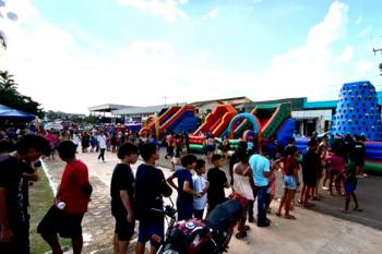 Festa do dia das crianças transforma a Praça Durvalino de Oliveira em palco de alegria e magia