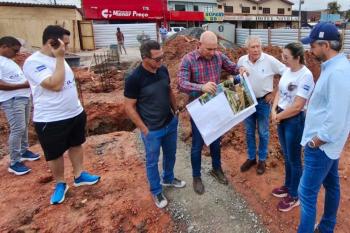 Com apoio de Ezequiel Neiva, novo centro comercial avança em Pimenta Bueno