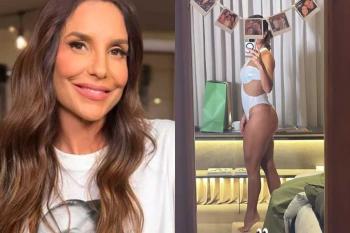Ivete Sangalo exibe boa forma e anima fãs antes de show: “Spoiler”