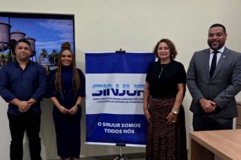 SINJUR recebe visita institucional de representantes da OAB/RO para diálogo sobre inclusão e igualdade racial
