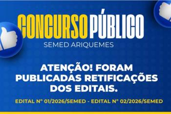 Prefeitura disponibiliza Resultado Final do Edital nº 01/2026-SEMED referente ao Concurso para Professor   