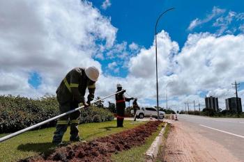 Prefeitura de Ji-Paraná inicia instalação de rede iluminação em trecho da RO-135