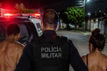 Casal é preso apôs pancadaria em residência na zona leste