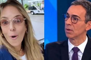 Ticiane diz que semana de Tralli foi puxada com sabatinas