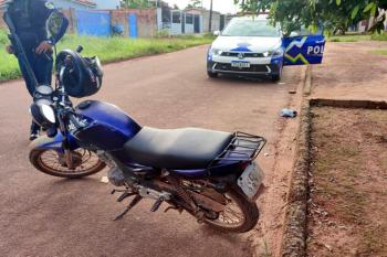 Polícia Militar prende ladrão e recupera moto furtada durante a madrugada