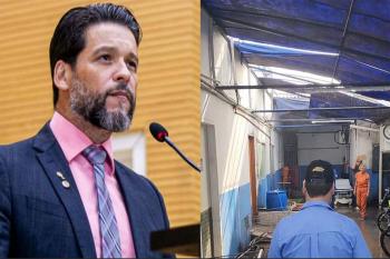 Chuvas dentro do João Paulo II escancaram crise na saúde e levam Delegado Camargo a cobrar providências imediatas