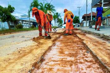 Ruas de Ji-Paraná passam por recuperação asfáltica com serviços do governo de Rondônia