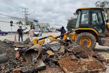 Intervenção inclui a troca completa das estruturas danificadas