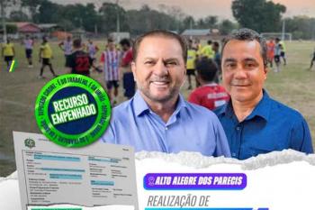 Recursos destinados por Cirone Deiró garantem aquisição de material esportivo em Alto Alegre dos Parecis