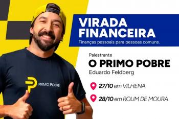 Palestra 2026: ciclo de encontros com Primo Pobre chega a Vilhena e Rolim de Moura