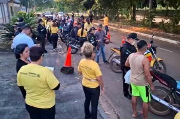 Ações do Maio Amarelo são intensificadas com palestras e pit-stop educativo em Porto Velho