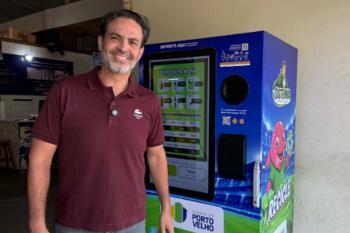 Máquinas de reciclagem que pagam via Pix chegam a Porto Velho